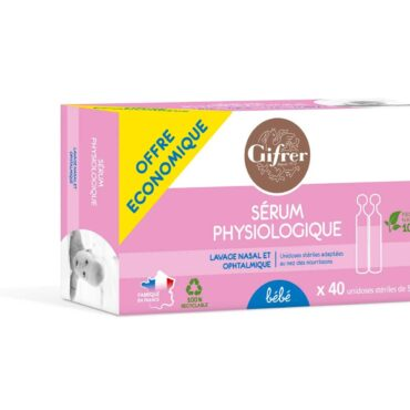 Image sérum physiologique gifrer 40 dosettes
