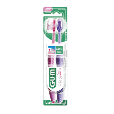 Image GUM sensitive pro 2 brosses à dents